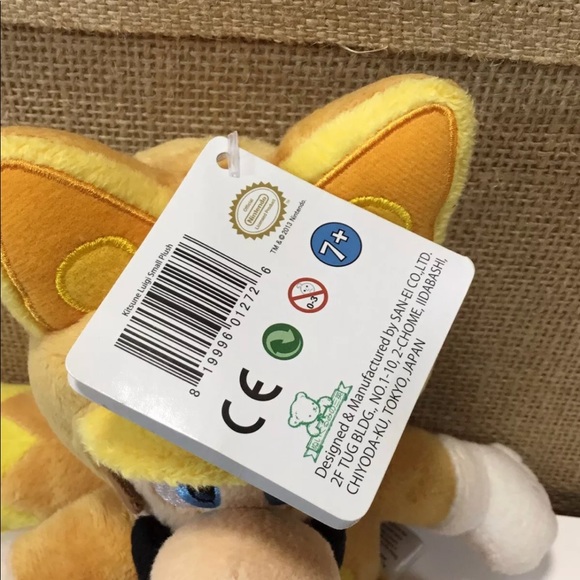 Nintendo Kitsune Luigi Small Plush - Picture 4 of 5